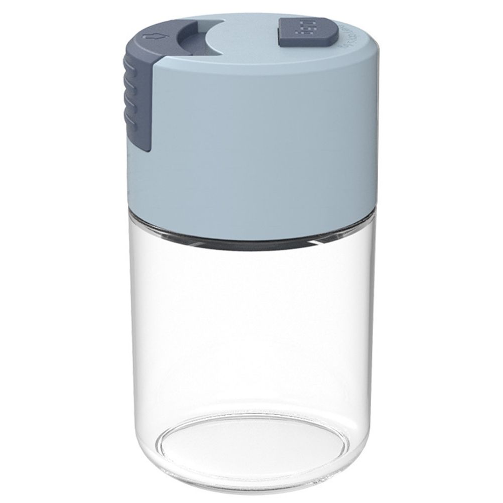 Push Type Salt Shaker Spice Jars with Lid Sealed Dust Proof Seasoning Jar
