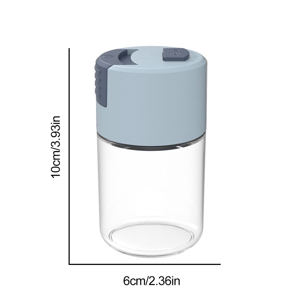 Push Type Salt Shaker Spice Jars with Lid Sealed Dust Proof Seasoning Jar view 2