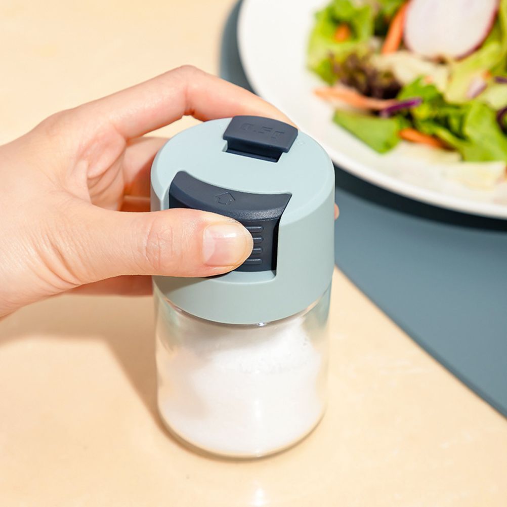 Push Type Salt Shaker Spice Jars with Lid Sealed Dust Proof Seasoning Jar view 7