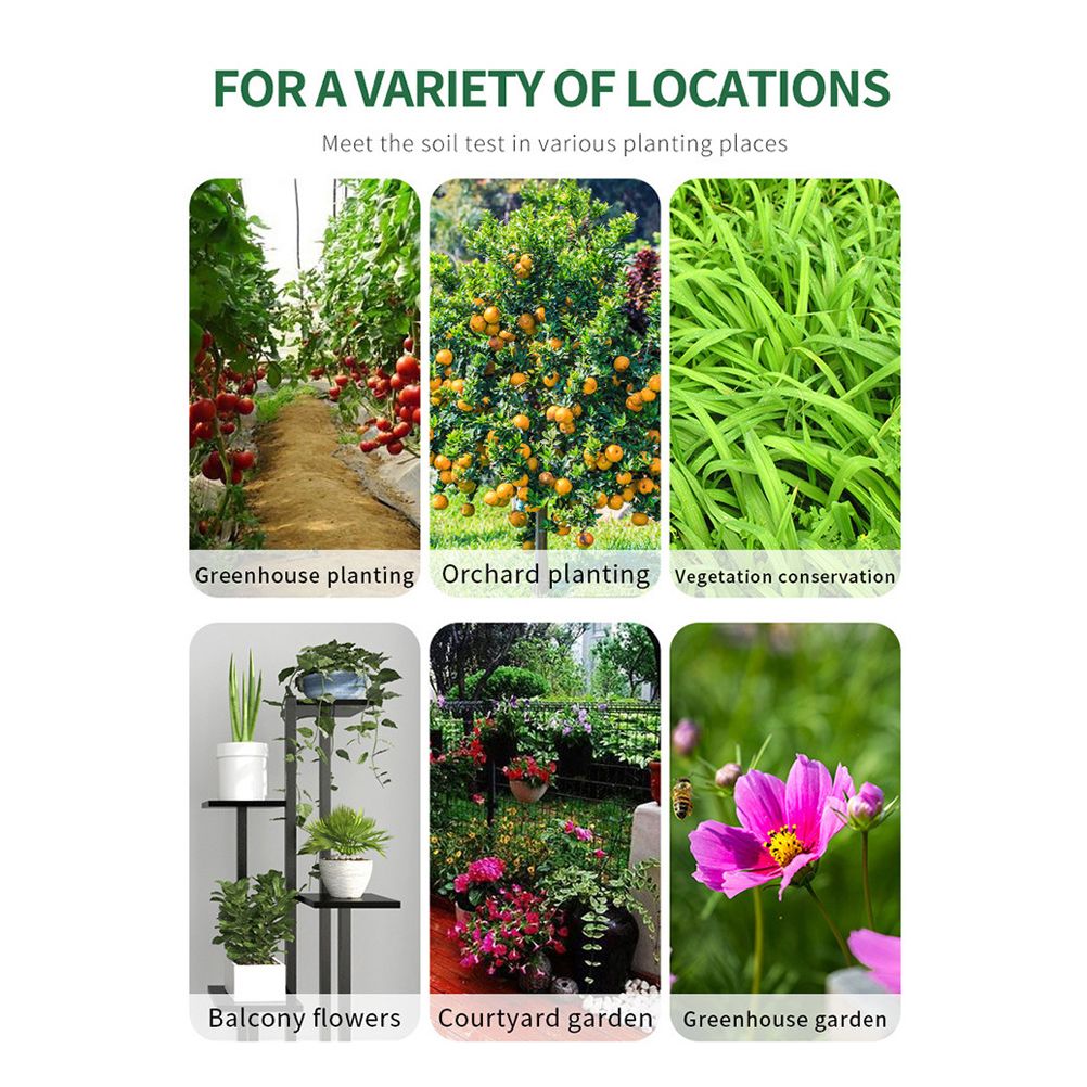 3 in 1 Soil Moisture Sunlight PH Tester Gardening Tool Kits for Plant Care view 4