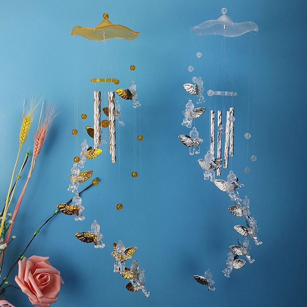 Love Angel Wind Chime Bells Hanging Living Bed Home Waterproof Wind Chimes view 3