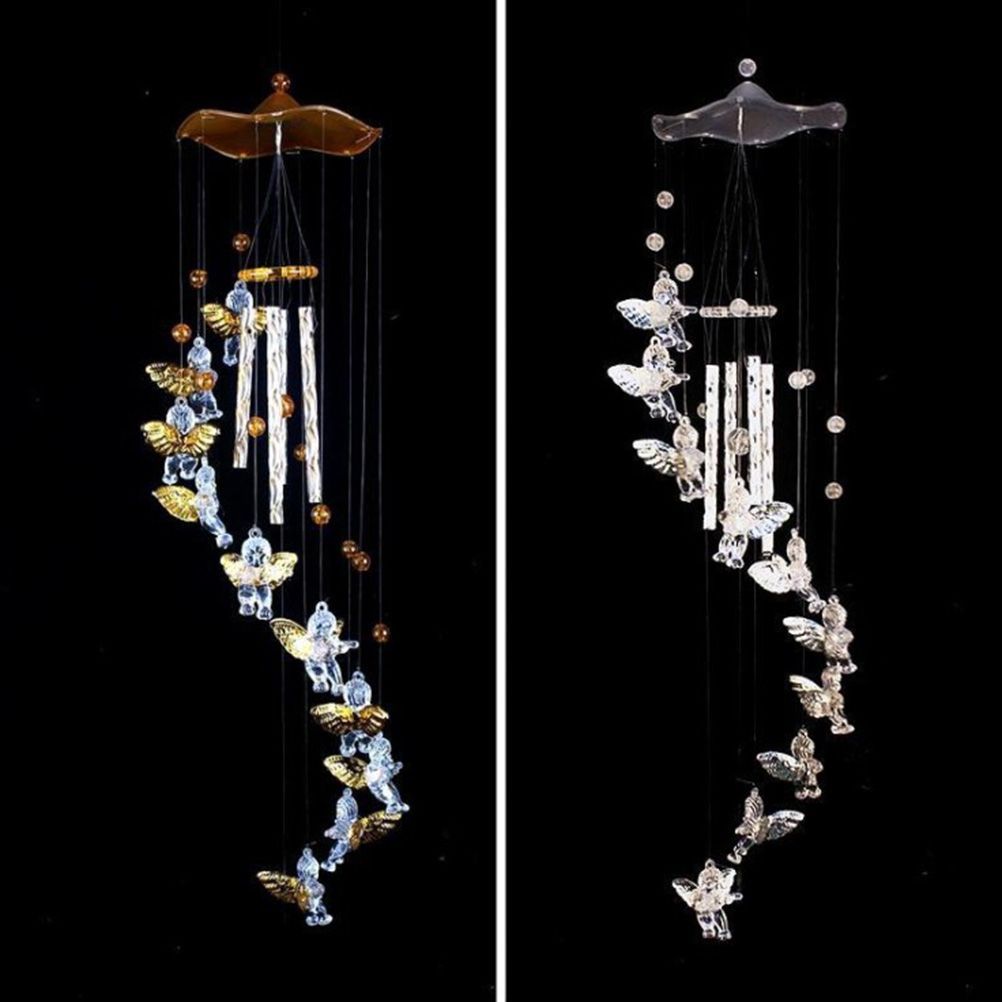 Love Angel Wind Chime Bells Hanging Living Bed Home Waterproof Wind Chimes view 5