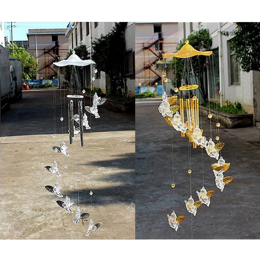 Love Angel Wind Chime Bells Hanging Living Bed Home Waterproof Wind Chimes view 7