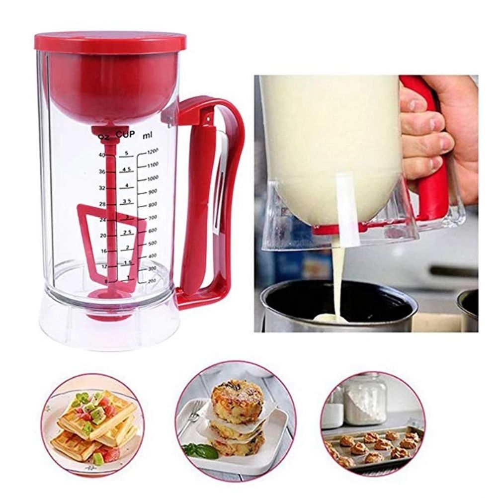 Kitchen Hand Held Electric Pancake Batter Mixer Dispenser Blender Machine view 4
