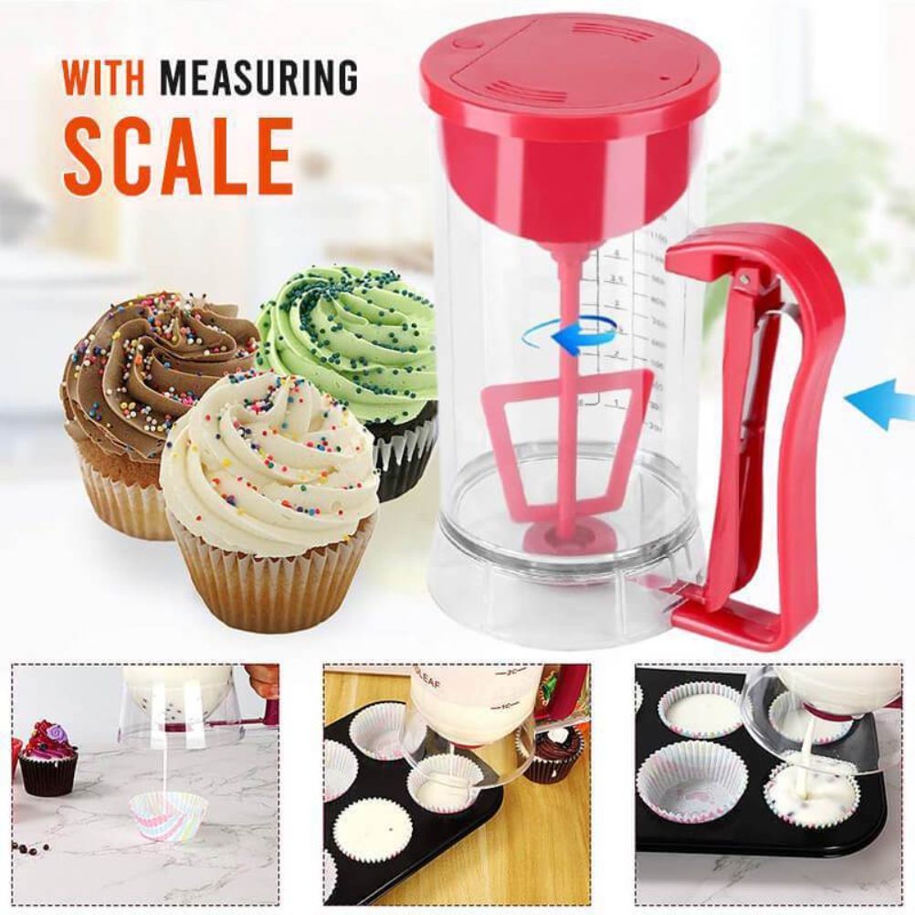 Kitchen Hand Held Electric Pancake Batter Mixer Dispenser Blender Machine view 5