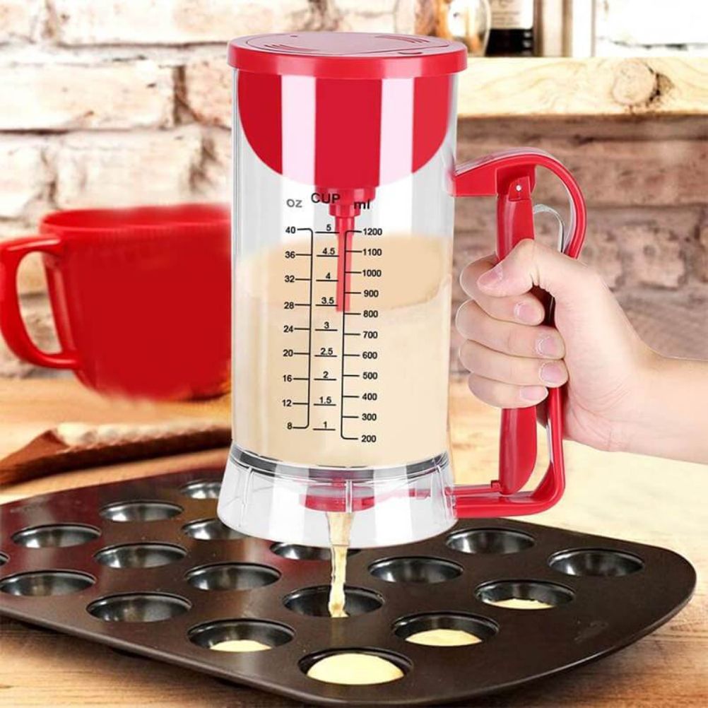 Kitchen Hand Held Electric Pancake Batter Mixer Dispenser Blender Machine view 6