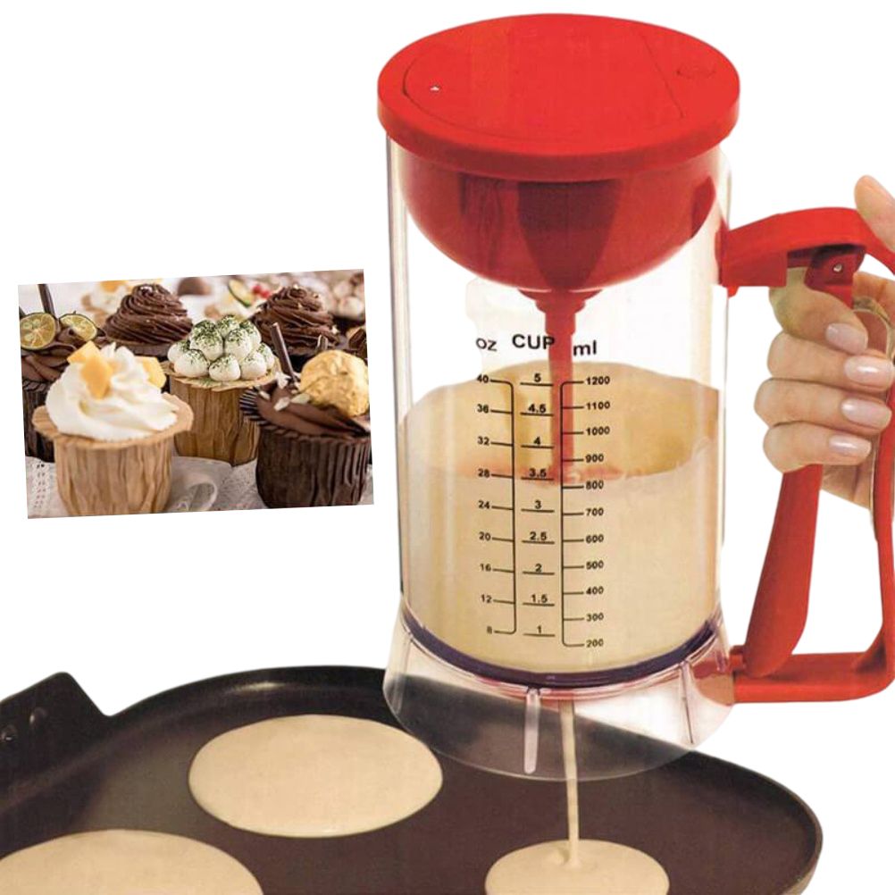 Kitchen Hand Held Electric Pancake Batter Mixer Dispenser Blender Machine view 9