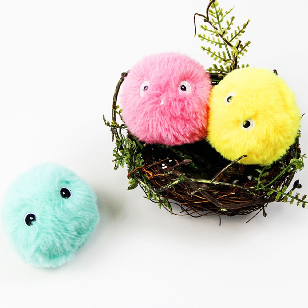 Plush Catnip Ball Cat Toy Lifelike Animal Chirping Sounds Interactive Cat Toys view 5
