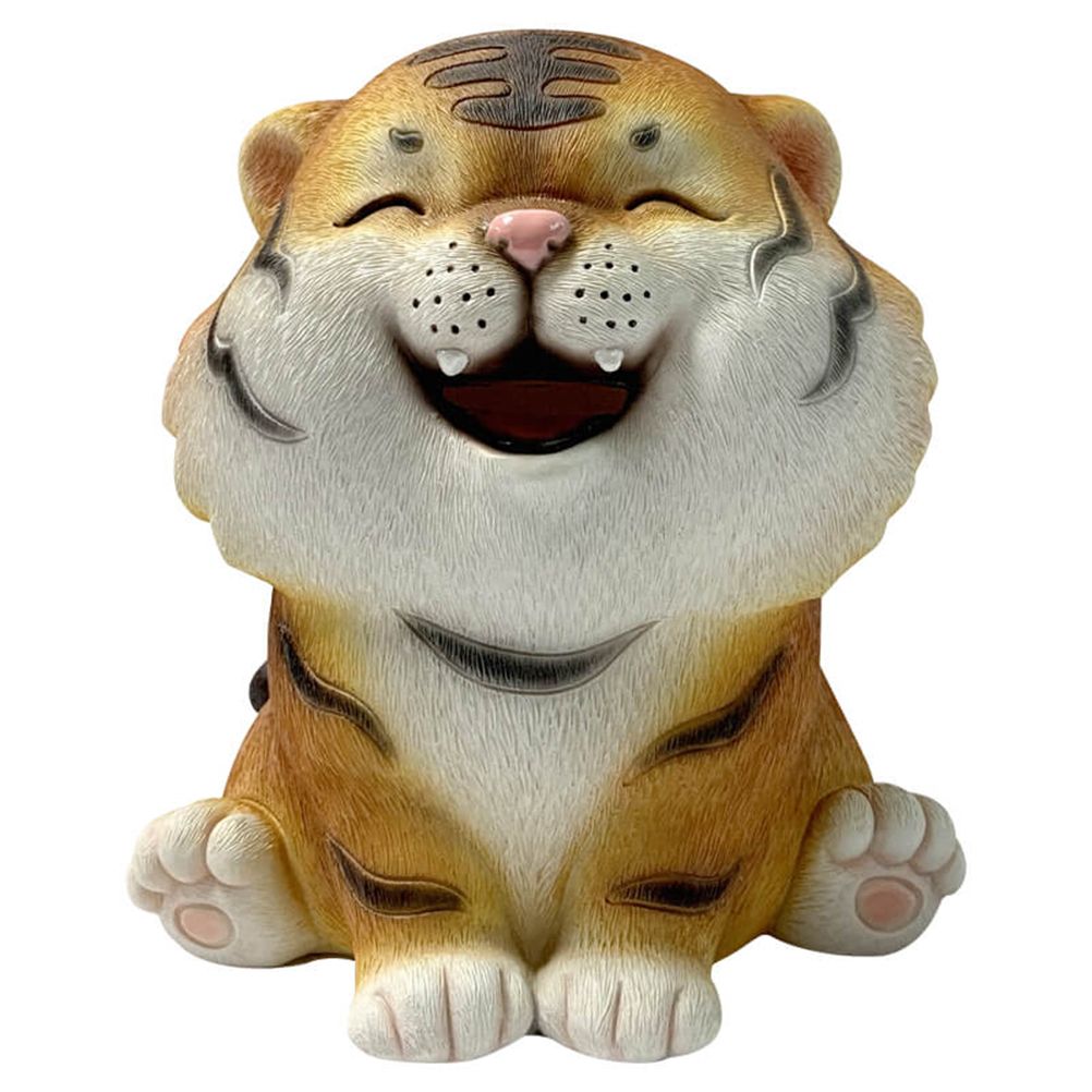 Coin Bank for Kids Must Break to Open Cute Animal Tiger Money Banks Resin