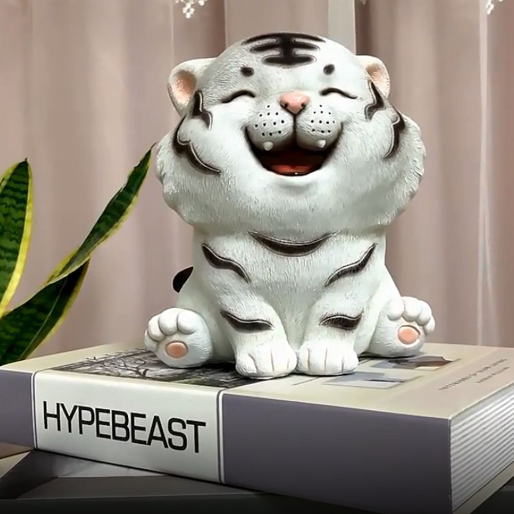 Coin Bank for Kids Must Break to Open Cute Animal Tiger Money Banks Resin view 3
