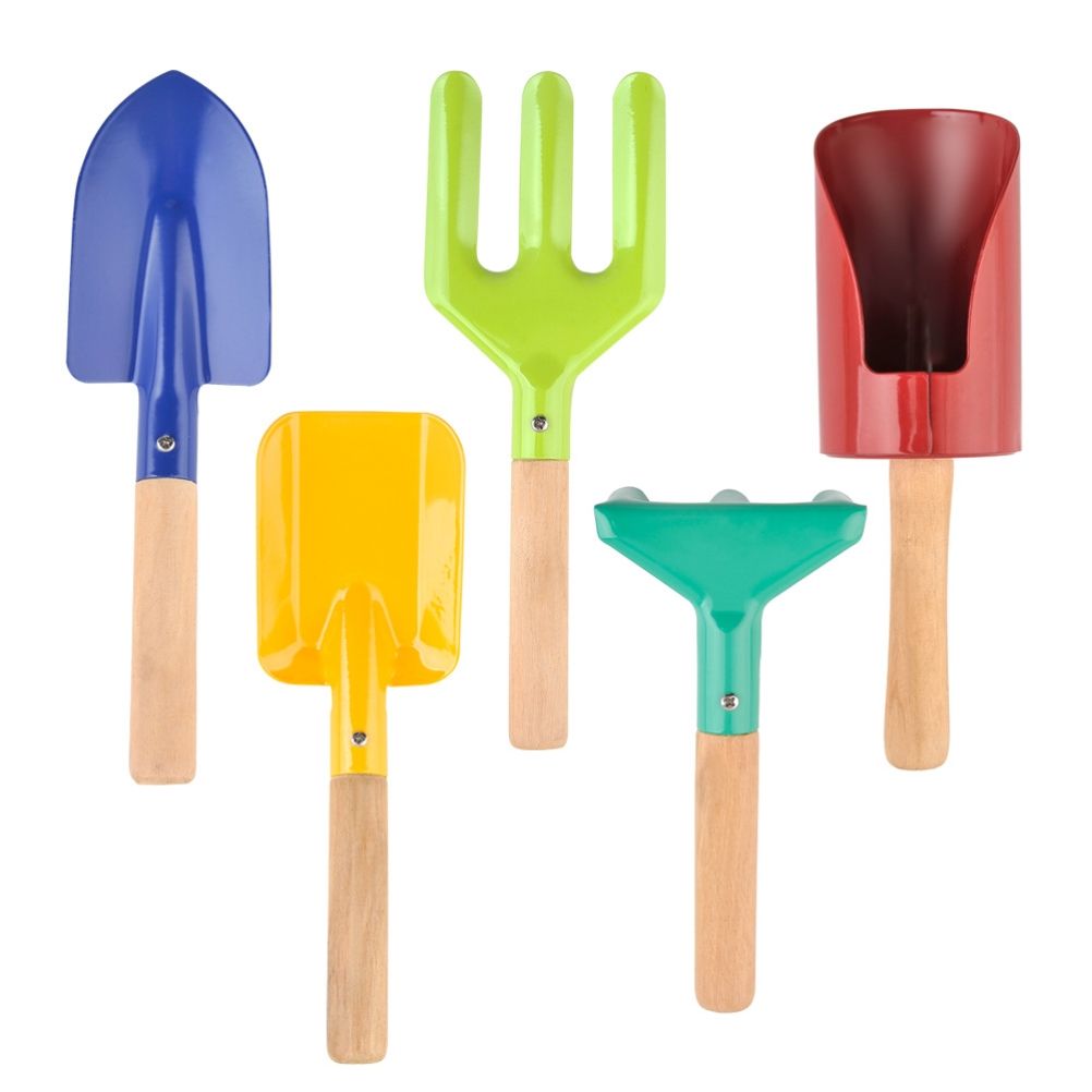 5Pcs Kids Mini Gardening Tool Set Children Garden Planting Hand Kit Garden