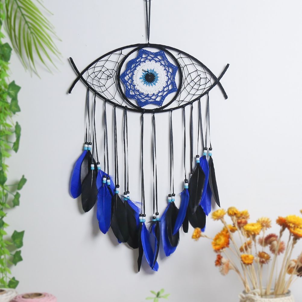 Dream Catcher Eye Dream Catcher Luck Charm Eye Wall Hanging for Room House Decor view 5
