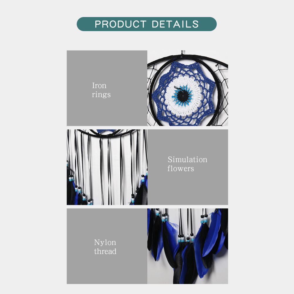 Dream Catcher Eye Dream Catcher Luck Charm Eye Wall Hanging for Room House Decor view 8