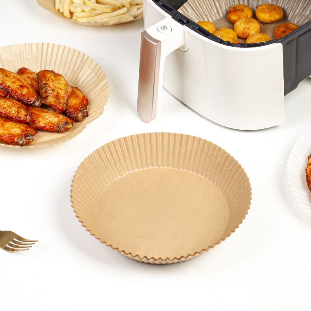 100 Pcs Air Fryer One Time Paper Liner Non Stick Air Fryer Paper Liners Oil view 6