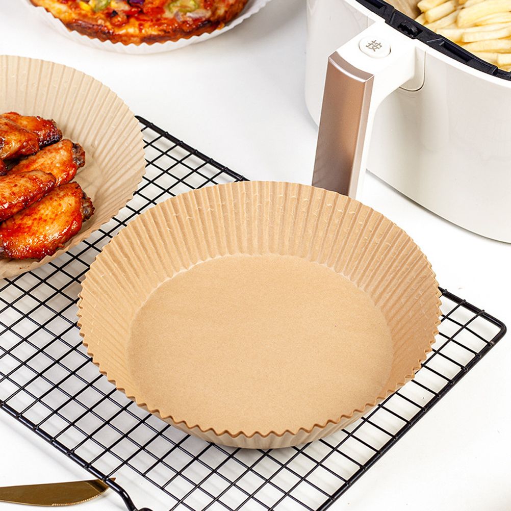 100 Pcs Air Fryer One Time Paper Liner Non Stick Air Fryer Paper Liners Oil view 7