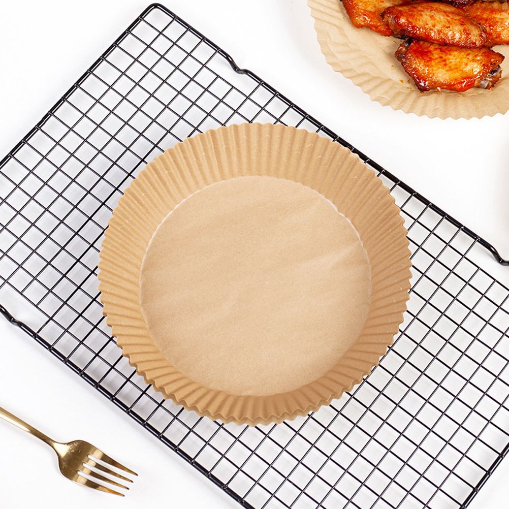 100 Pcs Air Fryer One Time Paper Liner Non Stick Air Fryer Paper Liners Oil view 9