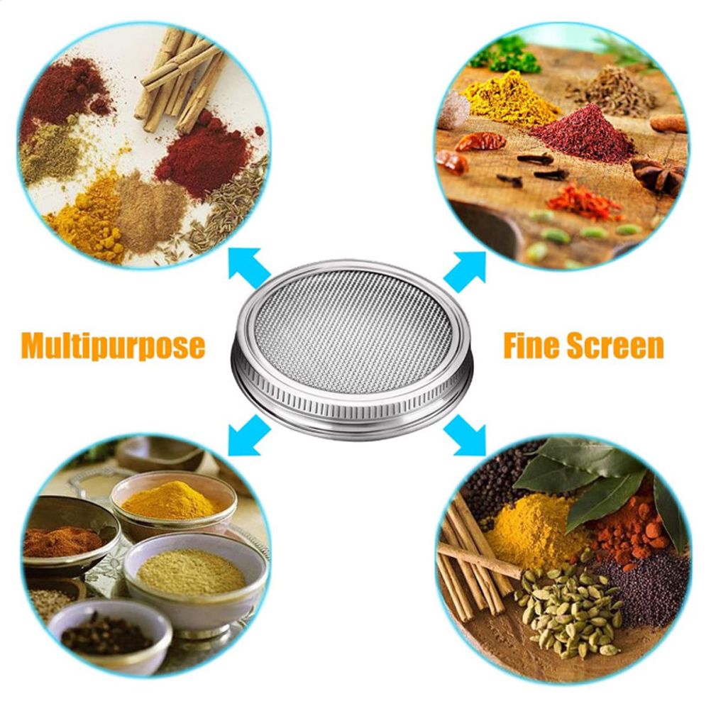 Sprouting Jar With Stainless Steel 304 Screen Lid Wide Mouth Quart Mason Sprouter view 11