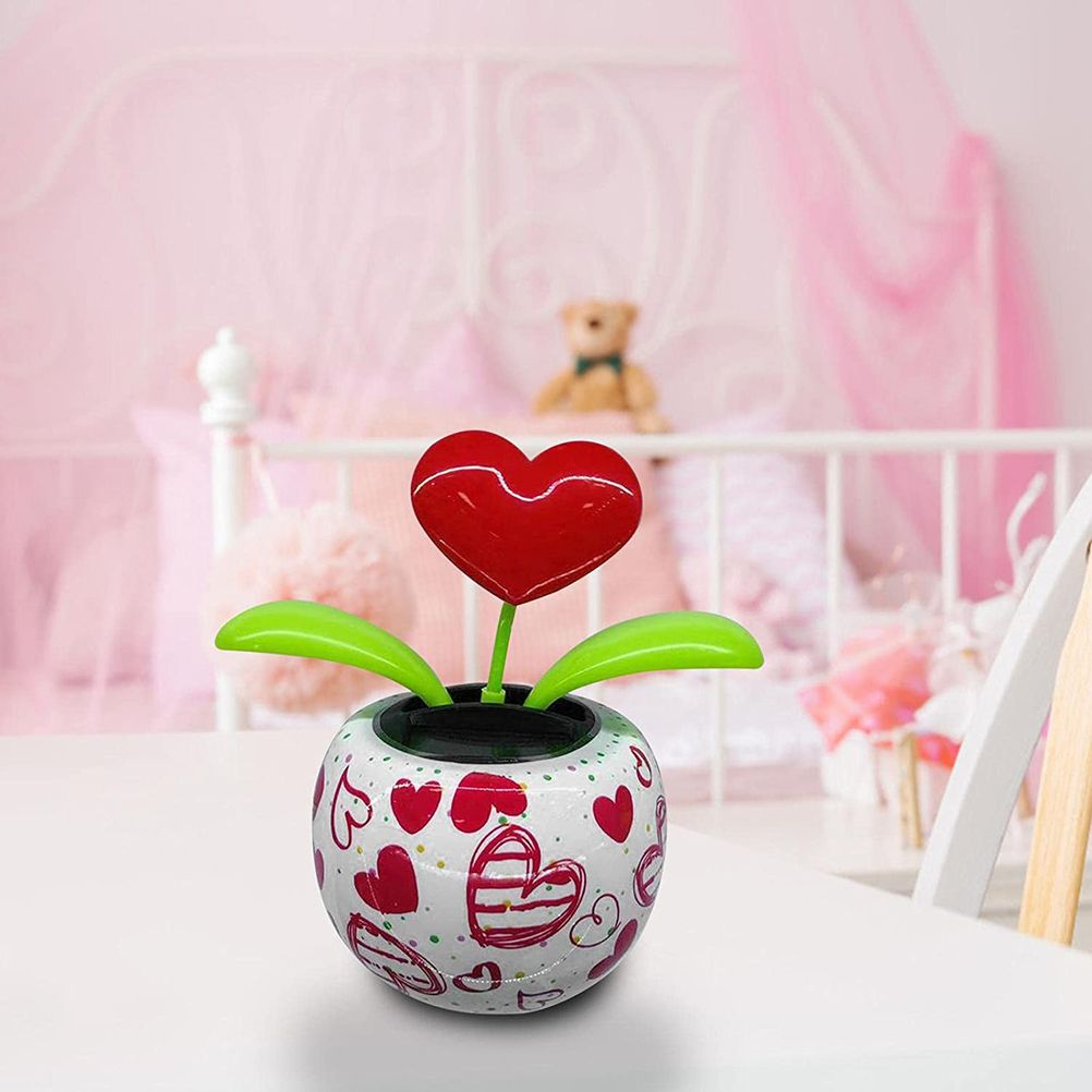 Solar Powered Dancing Flowers Swinging Ornament Electric Bobblehead Solar view 3