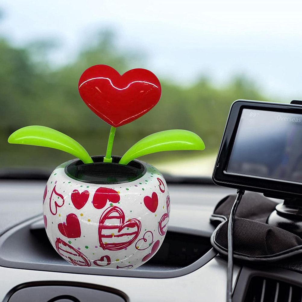 Solar Powered Dancing Flowers Swinging Ornament Electric Bobblehead Solar view 5