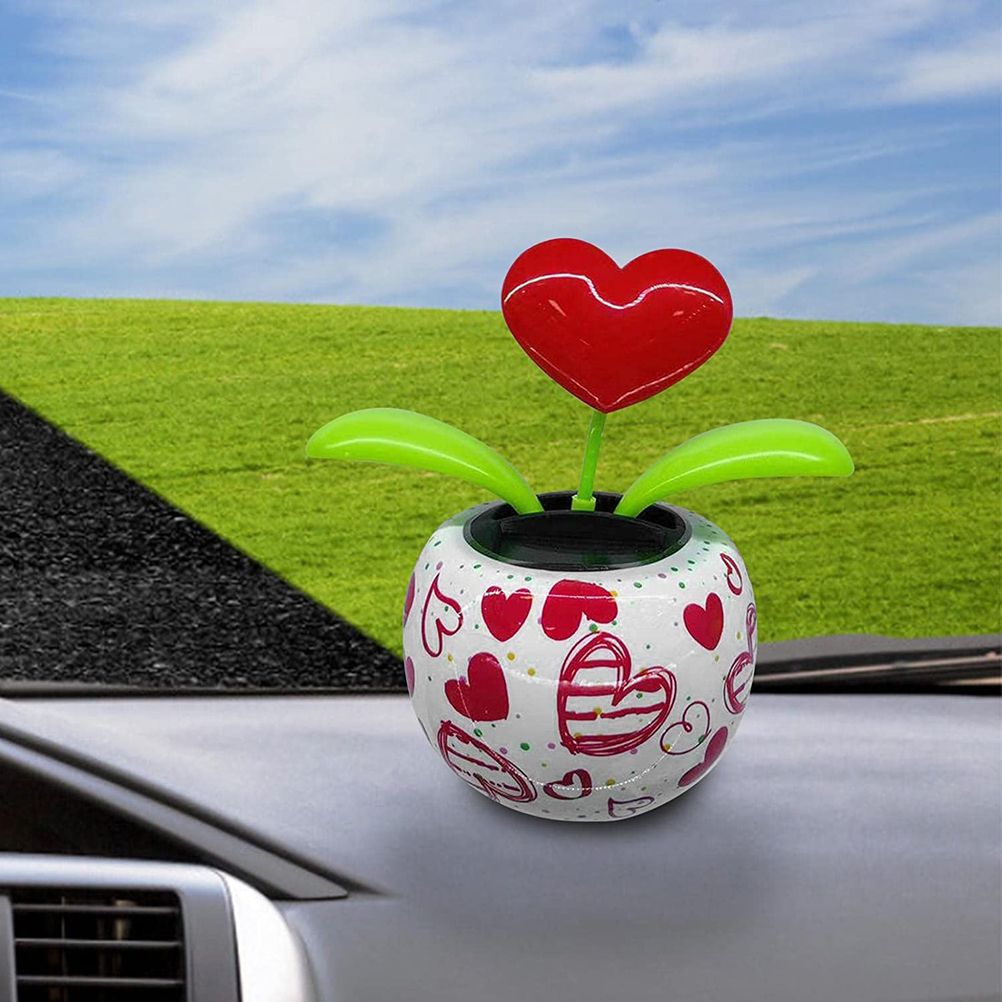 Solar Powered Dancing Flowers Swinging Ornament Electric Bobblehead Solar view 7