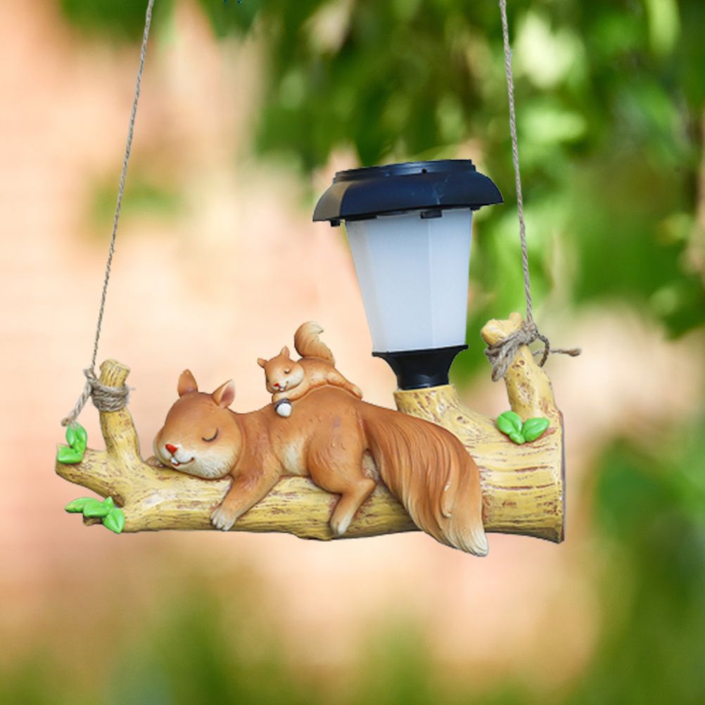 Solar Hanging Lanterns Cute Solar Garden Light Outdoor Solar Powered Lights view 6