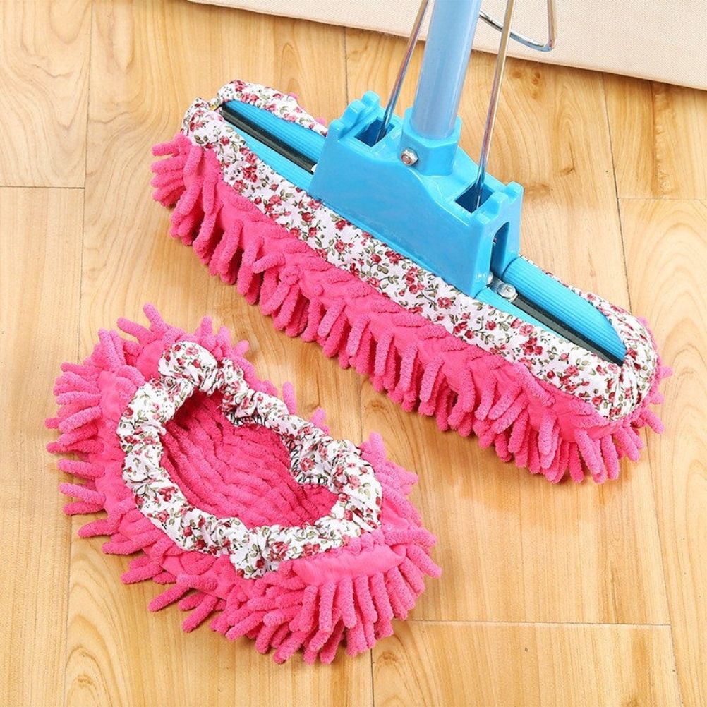Floor Cleaning Mop Slippers Removable Shoe Covers Washable Mops Socks Sweeping view 5