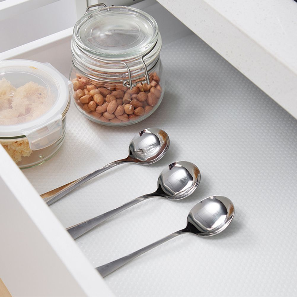 1 Roll Drawers Mat Shelf Liner for Kitchen Cabinet Oil Proof Closet Table Pad view 2