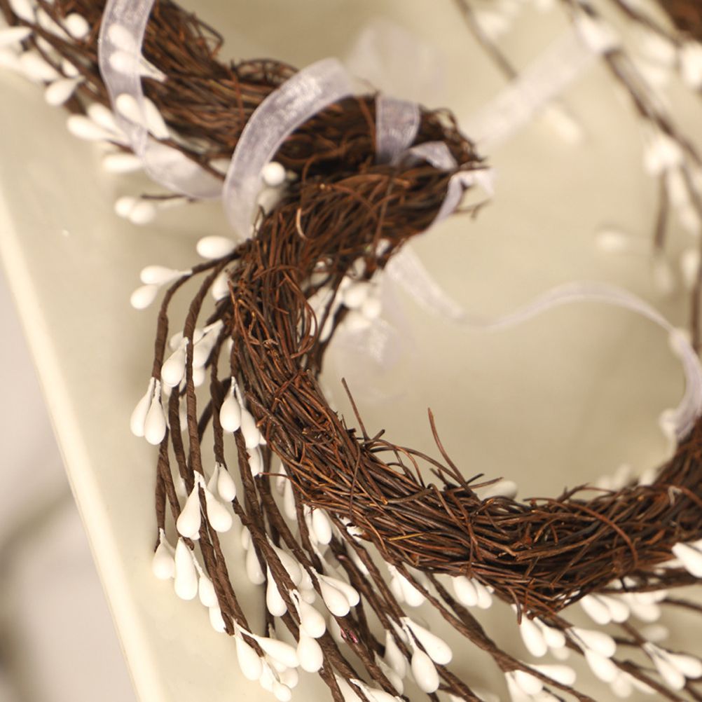 Valentine's Day Heart Wreath with Twigs and Light for Living Room Wall view 14