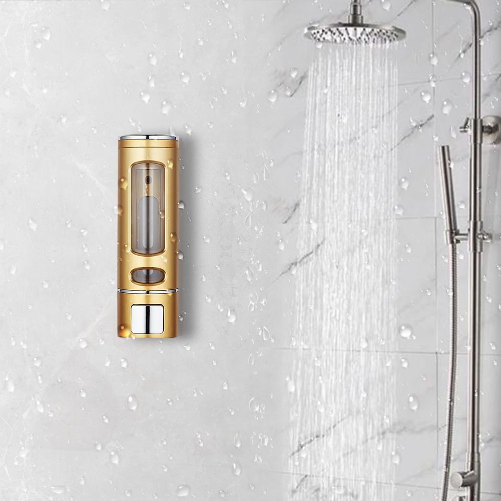 400ml Wall Mount Manual Soap Dispenser for Kitchen and Bathroom view 3
