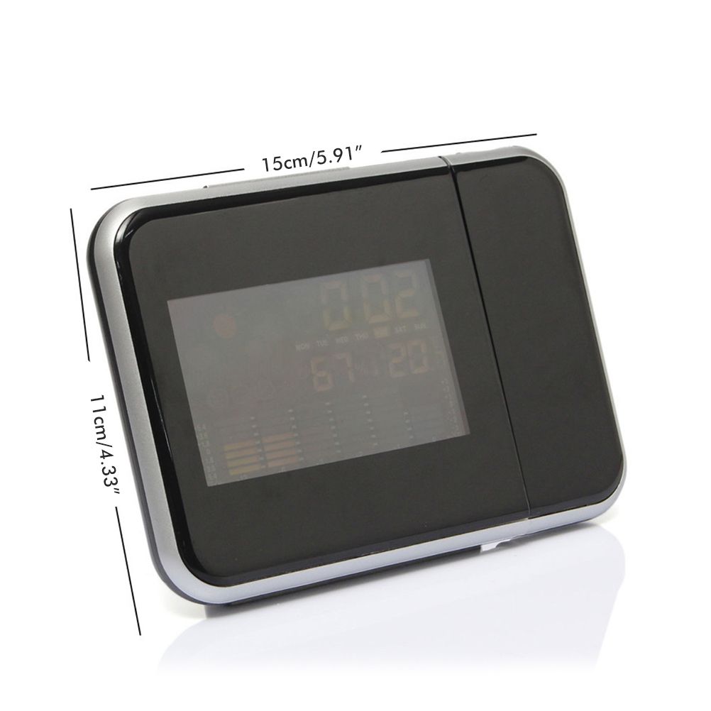 Projection Alarm Clock 180 Degree Adjustable Digital Projector Clock with view 4