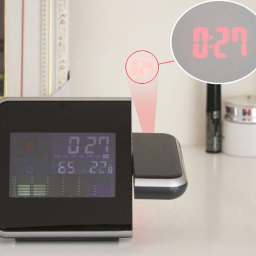 Projection Alarm Clock 180 Degree Adjustable Digital Projector Clock with view 11