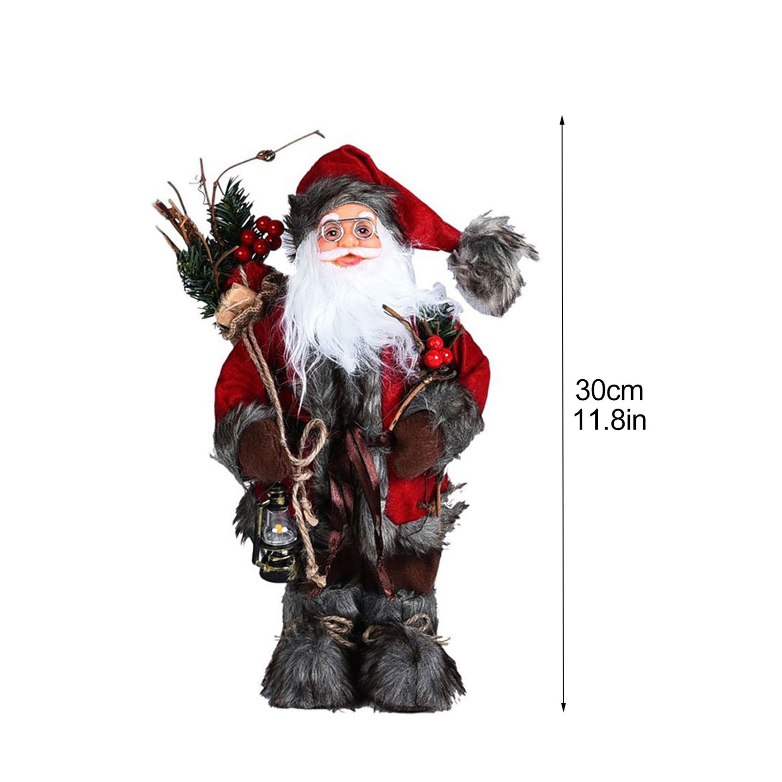 Christmas Decorations Santa Action Figure Take Stick Doll view 2