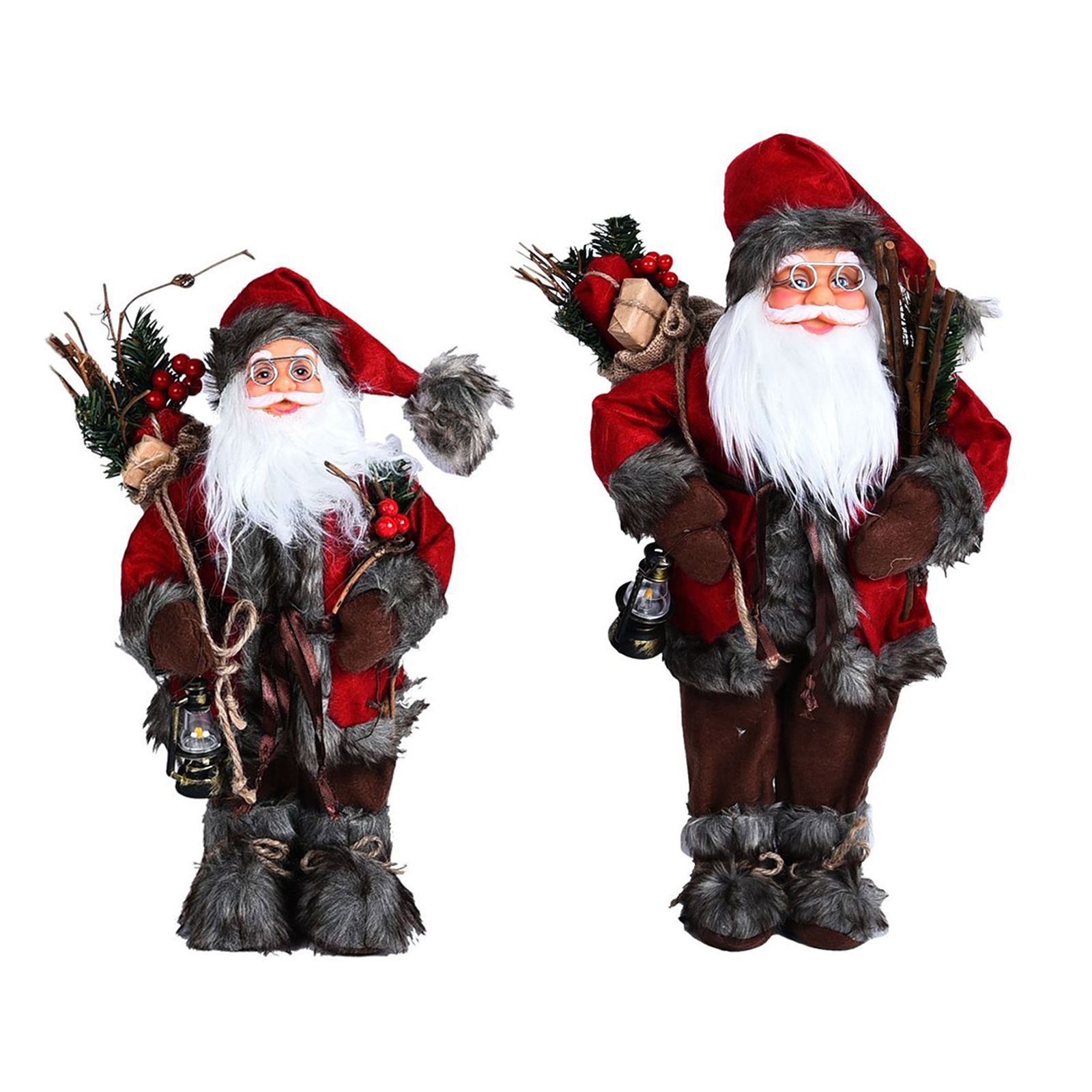 Christmas Decorations Santa Action Figure Take Stick Doll view 10