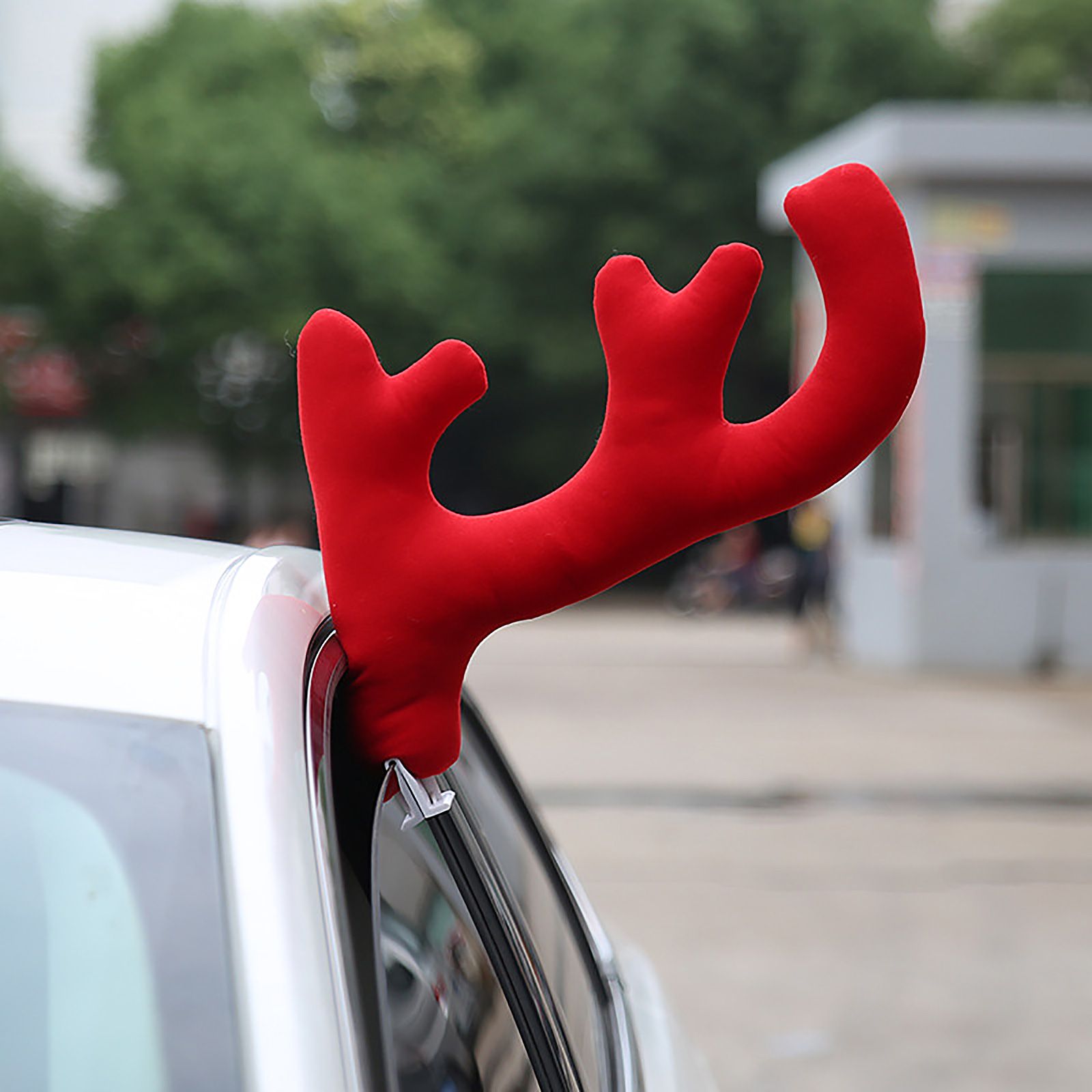 Reindeer Antlers Kit For Car Festive Christmas Car Decorations view 2