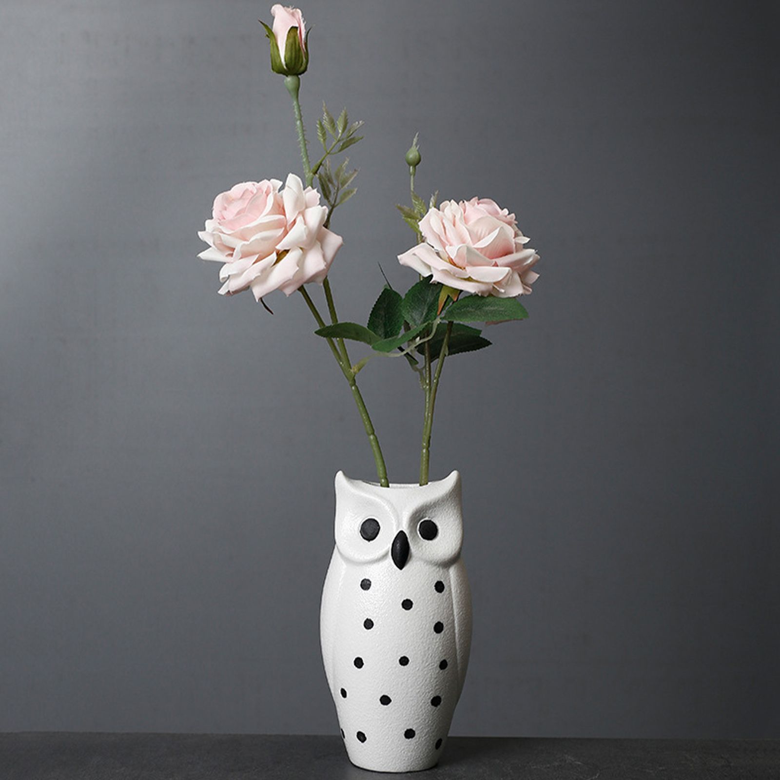 Flower Pots Nordic Modern Vase Decoration Owl Decorative Ceramic Desktop view 7
