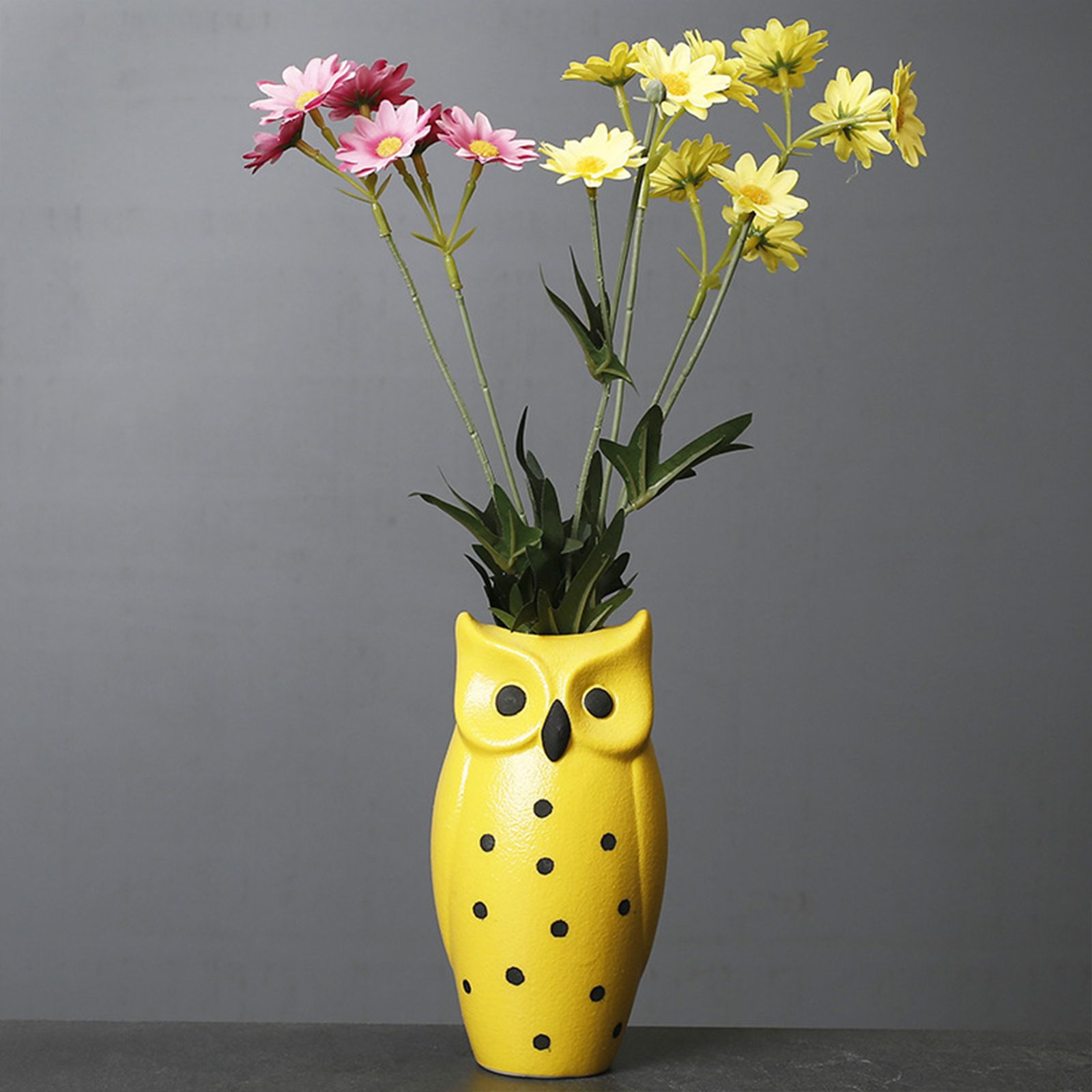 Flower Pots Nordic Modern Vase Decoration Owl Decorative Ceramic Desktop view 8