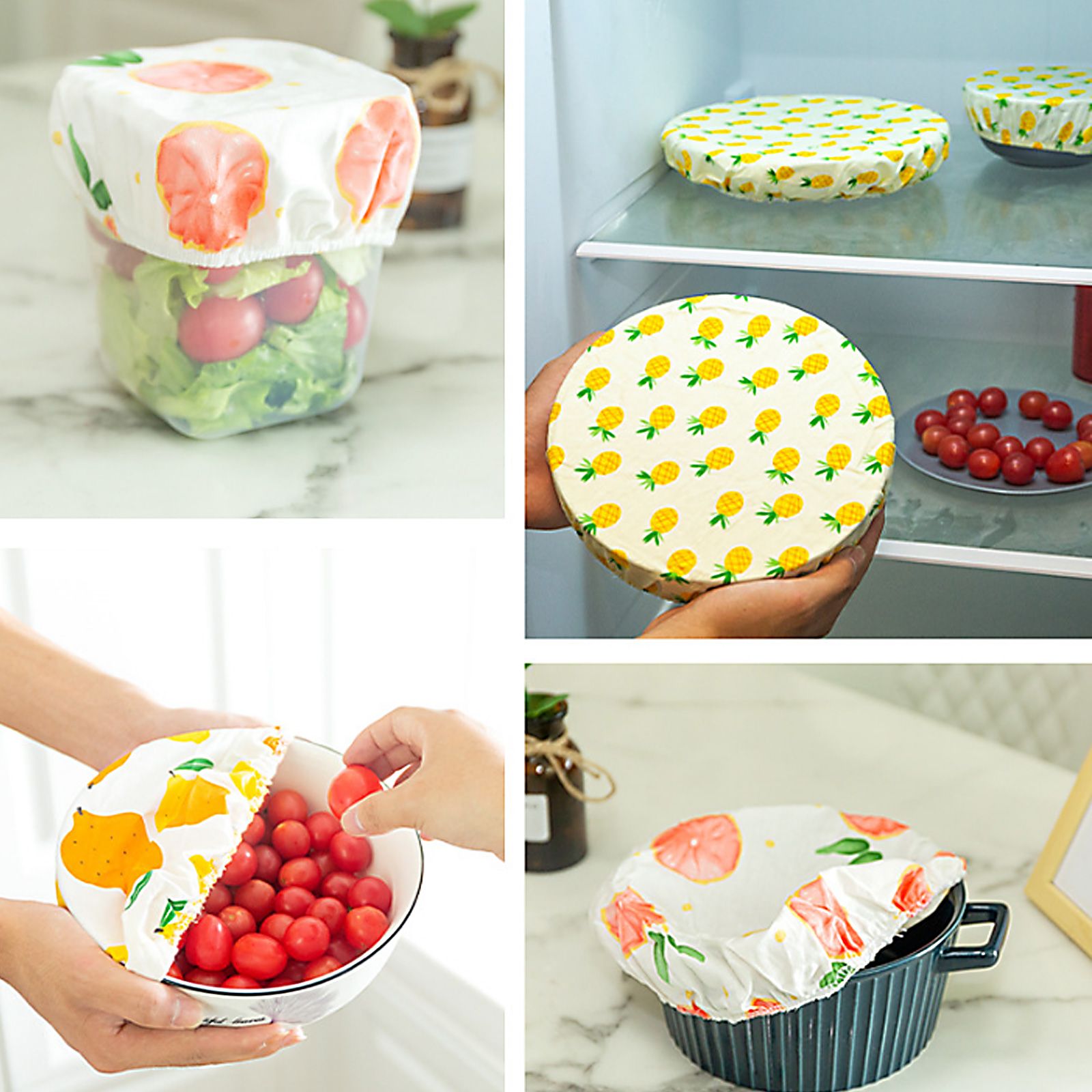 Bowl Covers Reusable Bowl Covers Elastic Food Storage Covers Bowl Covers view 9