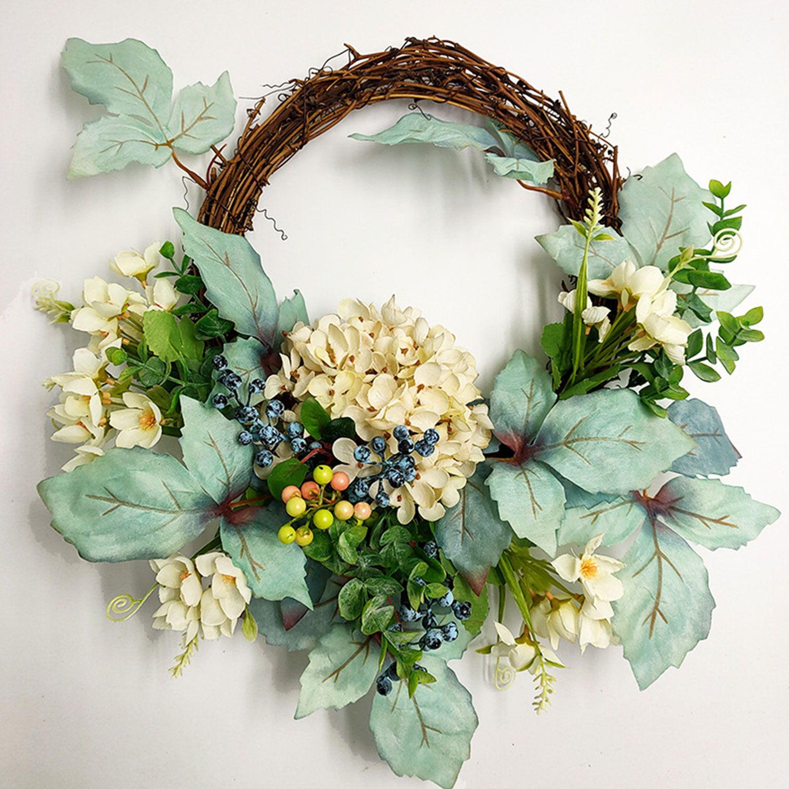 Imitation Wreath Simulation Vibrant Wreath Decoration for Home Door view 3