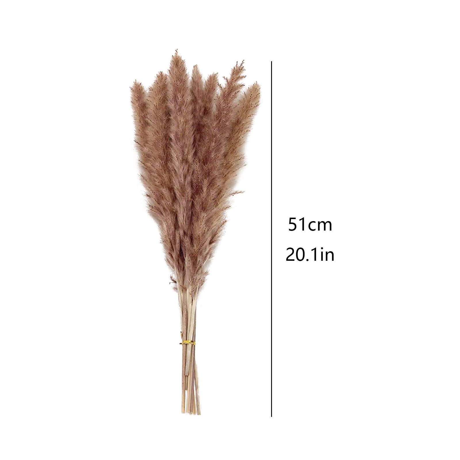 Artificial Dried Pampas Grass Plastic Simulation Reed for Wedding Home Decoration view 4