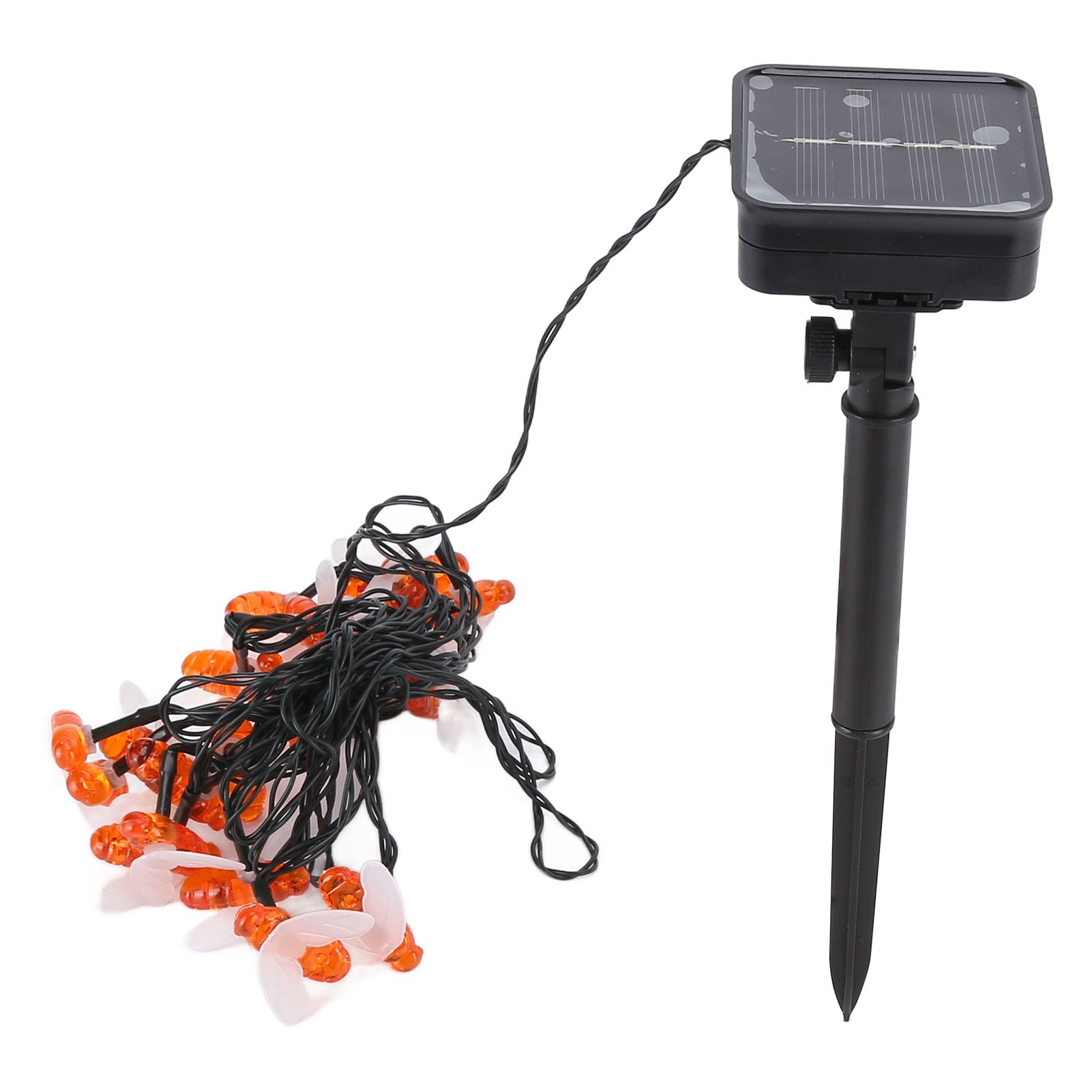 LED Solar String Lights Bee Shaped Waterproof Decorative Light for Outdoor