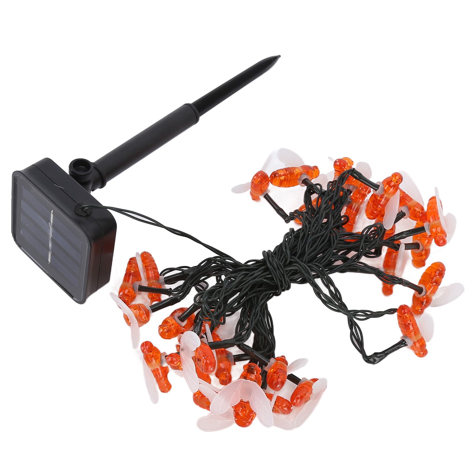 LED Solar String Lights Bee Shaped Waterproof Decorative Light for Outdoor view 2