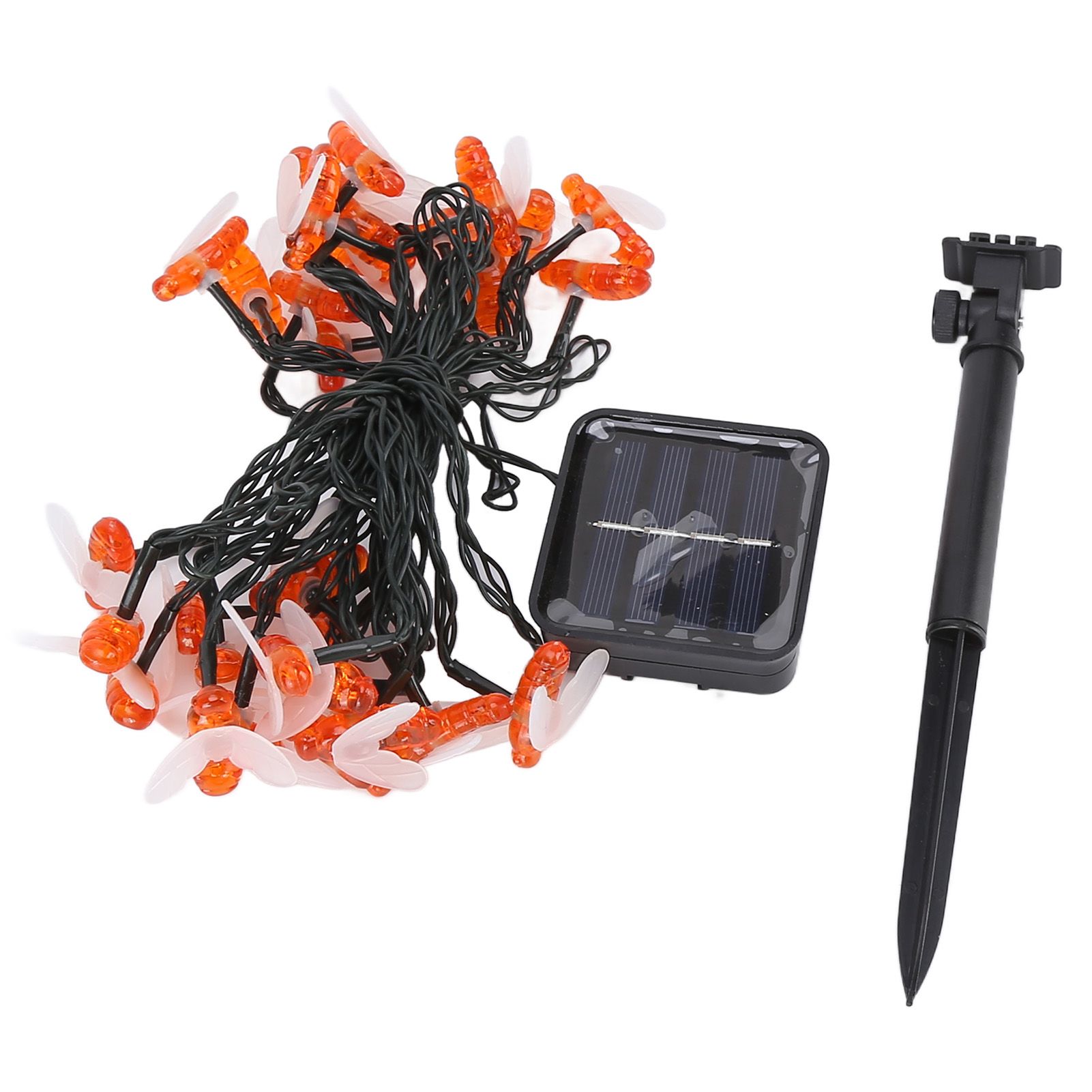 LED Solar String Lights Bee Shaped Waterproof Decorative Light for Outdoor view 3
