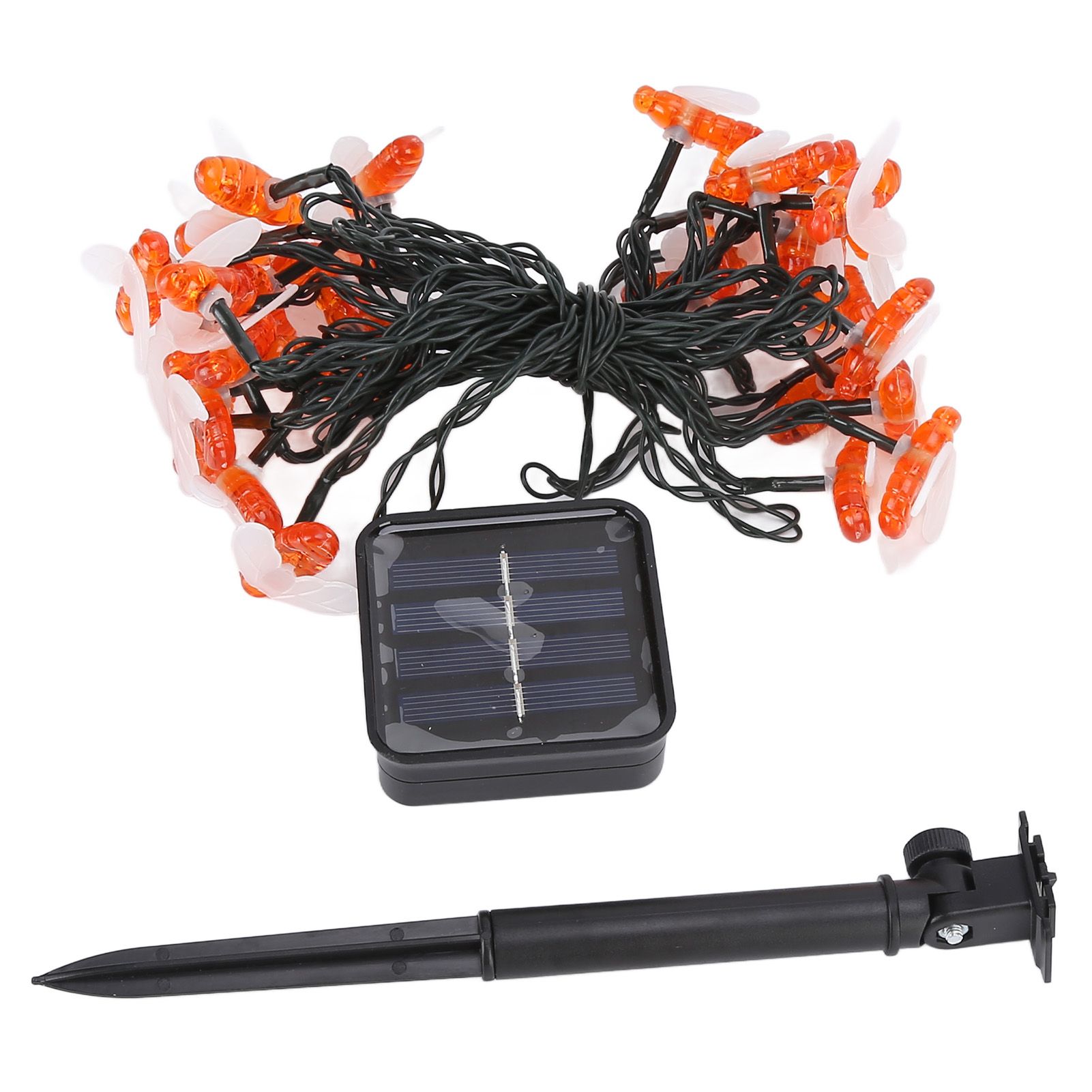 LED Solar String Lights Bee Shaped Waterproof Decorative Light for Outdoor view 8
