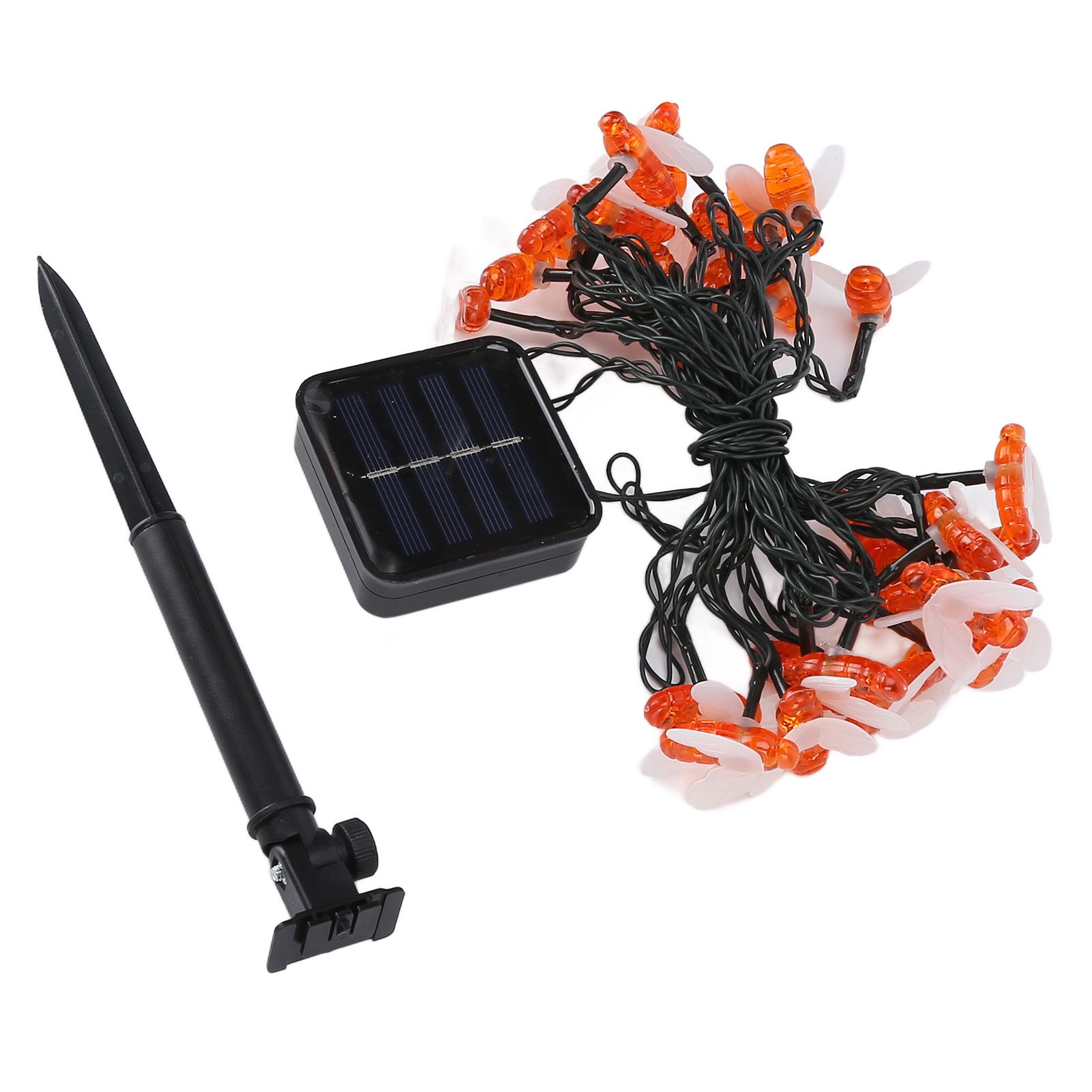 LED Solar String Lights Bee Shaped Waterproof Decorative Light for Outdoor view 9