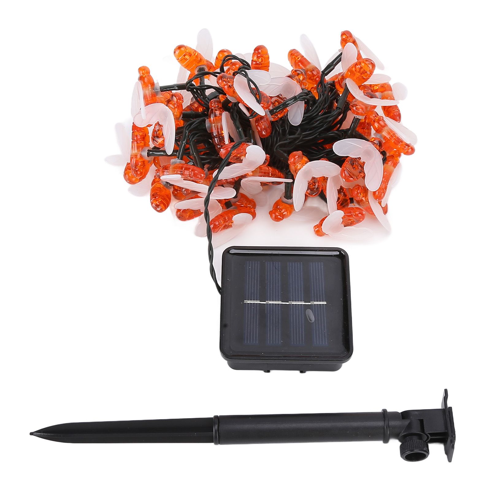 LED Solar String Lights Bee Shaped Waterproof Decorative Light for Outdoor view 2
