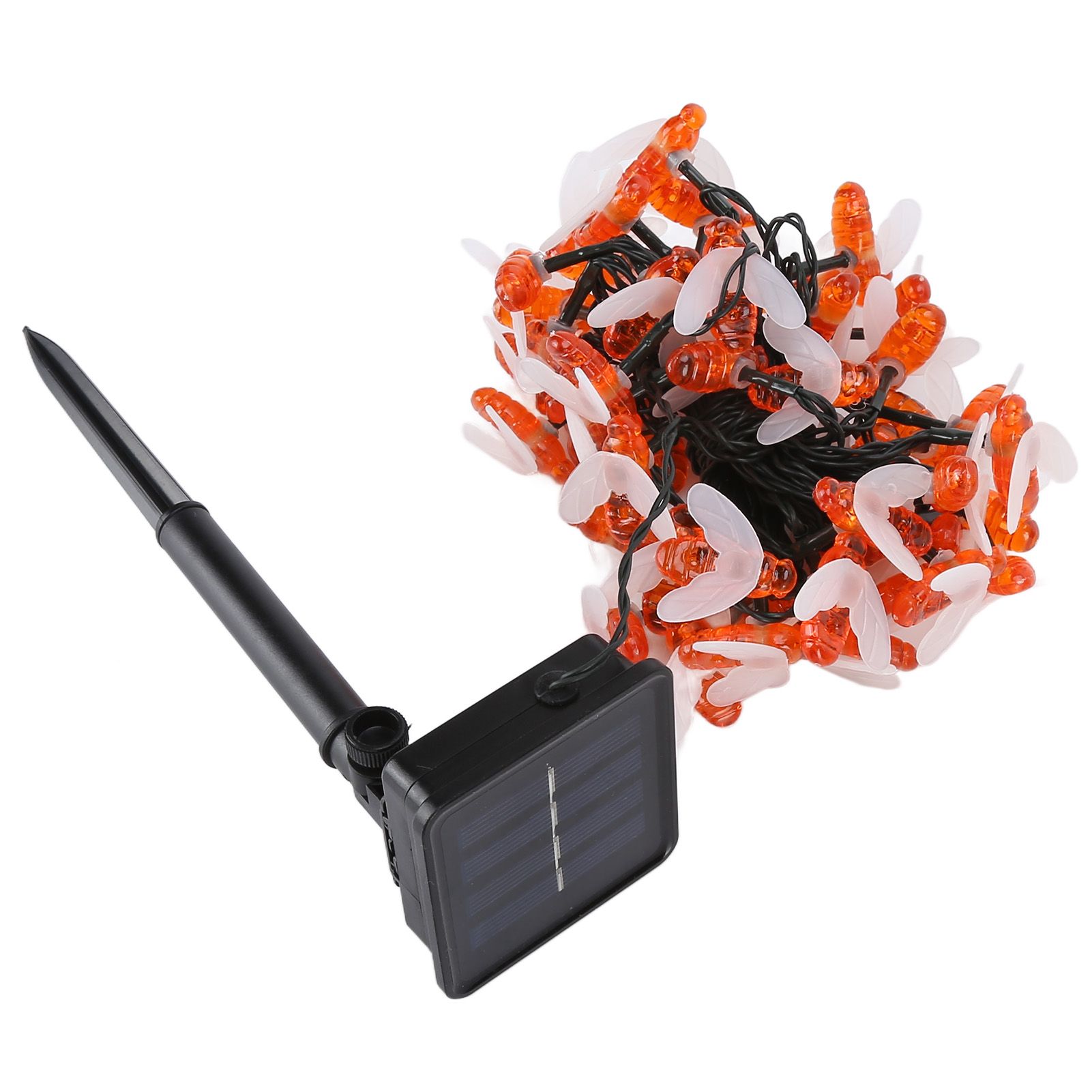 LED Solar String Lights Bee Shaped Waterproof Decorative Light for Outdoor view 5