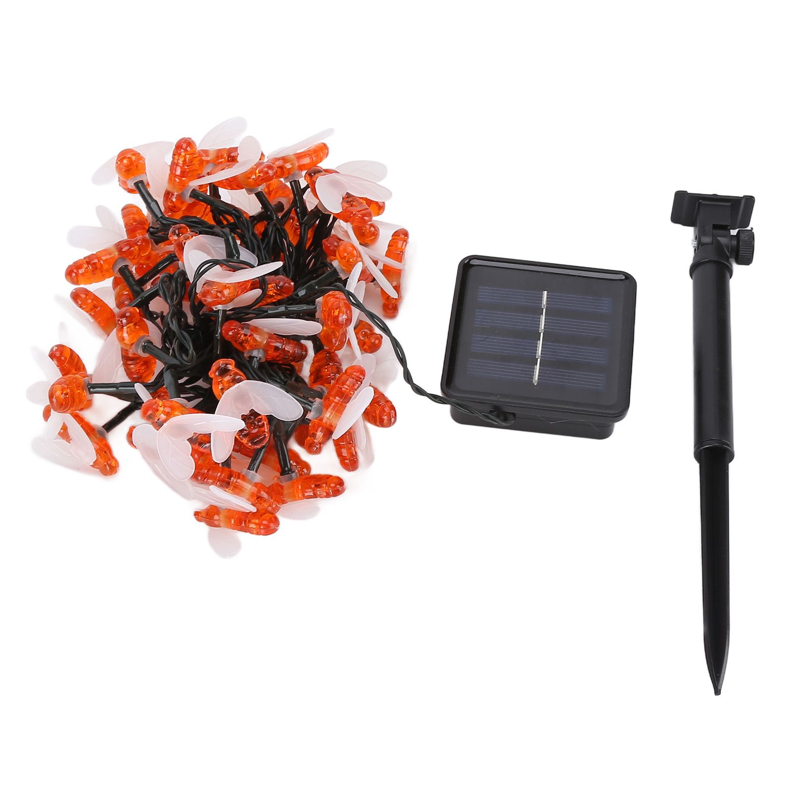 LED Solar String Lights Bee Shaped Waterproof Decorative Light for Outdoor view 6