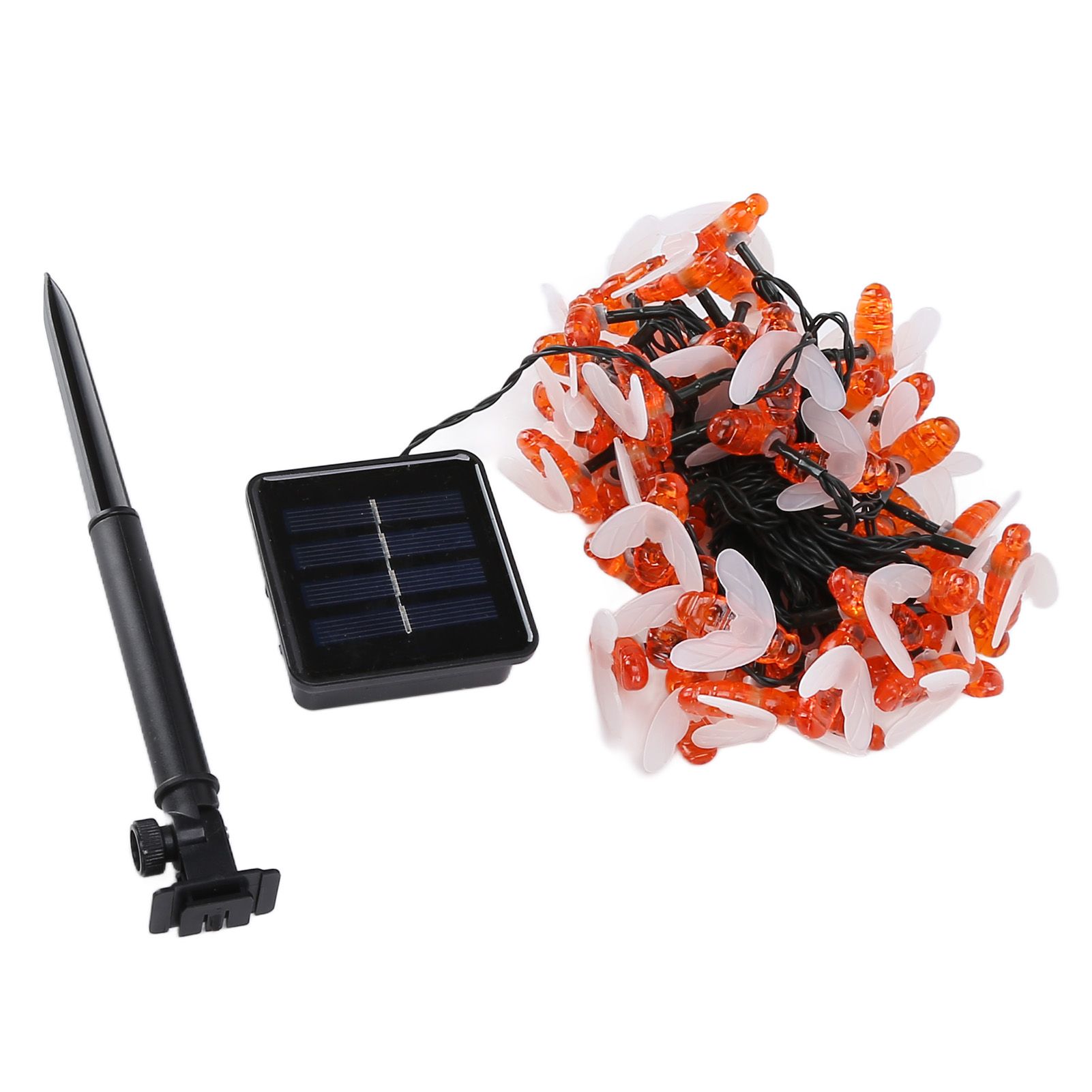 LED Solar String Lights Bee Shaped Waterproof Decorative Light for Outdoor view 8