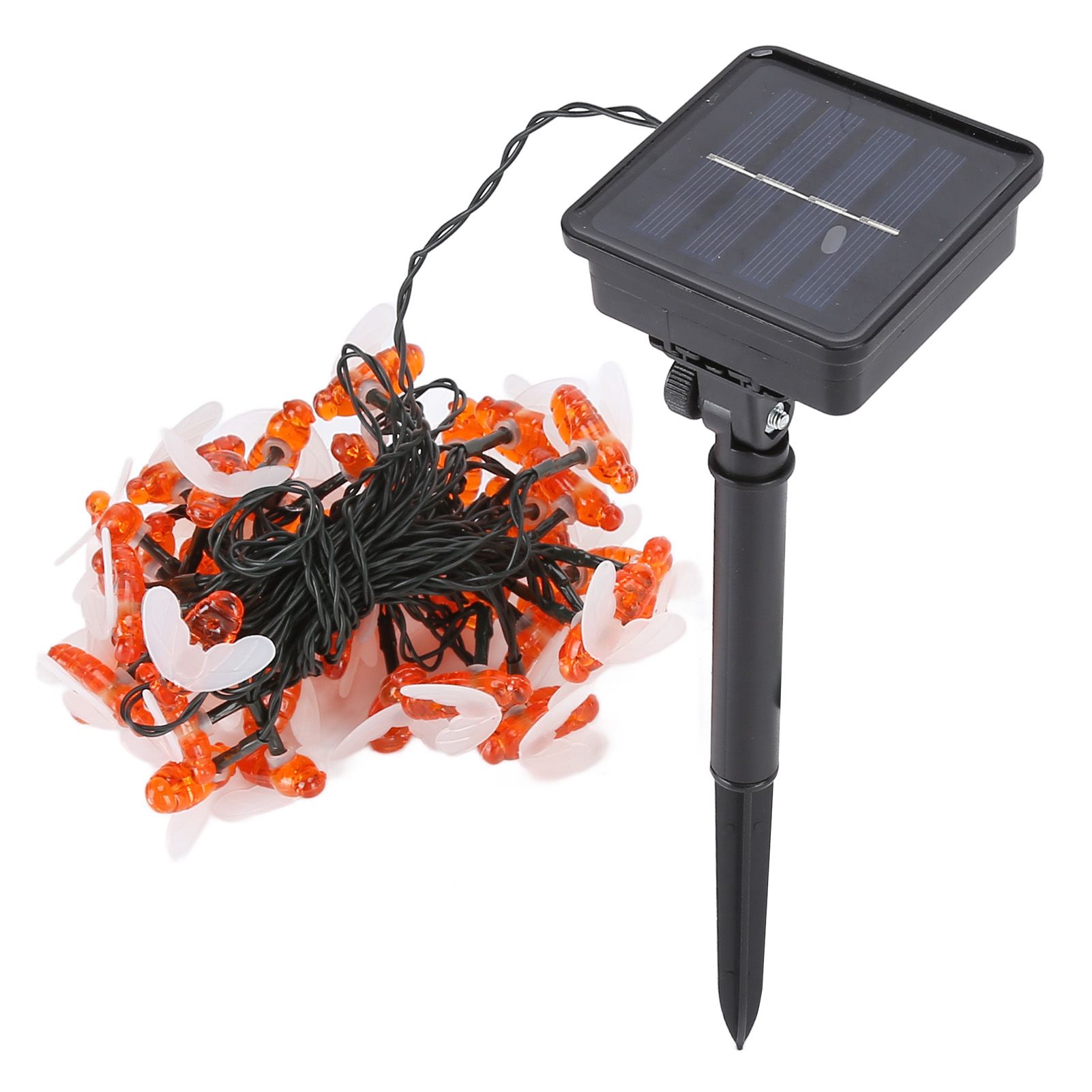 LED Solar String Lights Bee Shaped Waterproof Decorative Light for Outdoor view 10