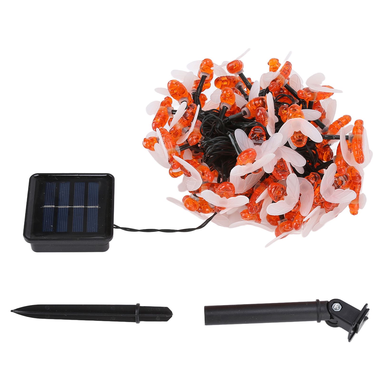 LED Solar String Lights Bee Shaped Waterproof Decorative Light for Outdoor view 2